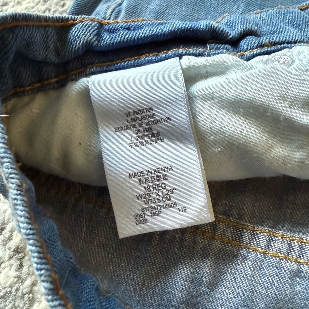 Levi’s 511 Blue Denim Jeans - Picture 6 of 6